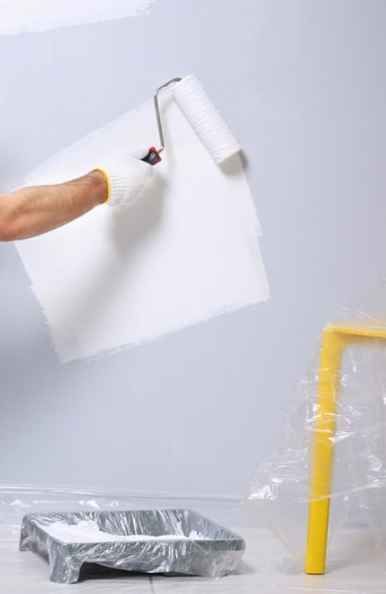 Rénovation d'un mur après un dégat des eaux