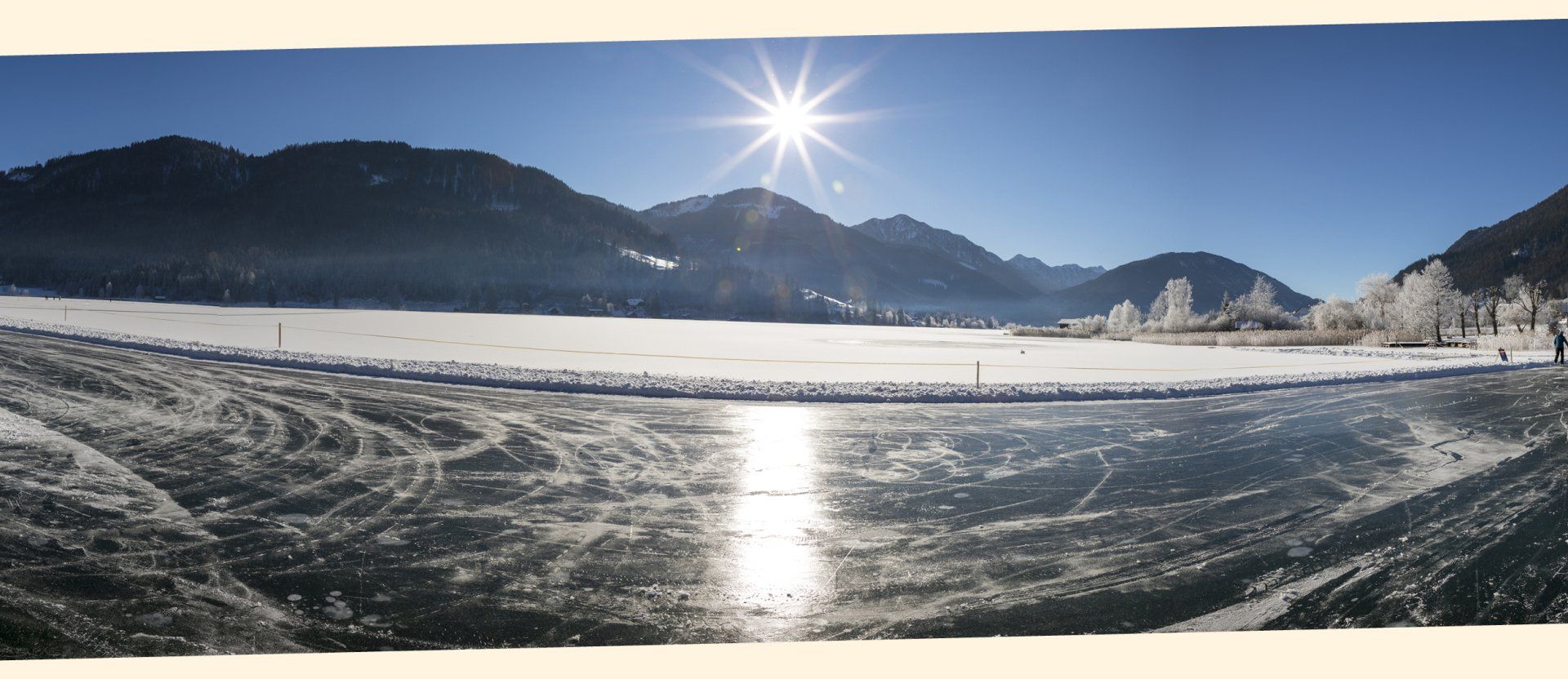 Eislaufen am Weissensee