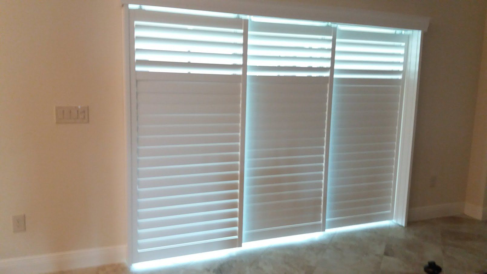 Specialize in sliding glass door shutters.