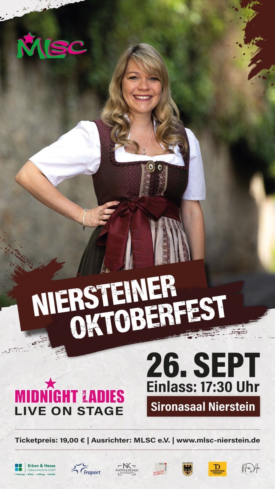 Plakat zur Ankündigung des Niersteiner Oktoberfest