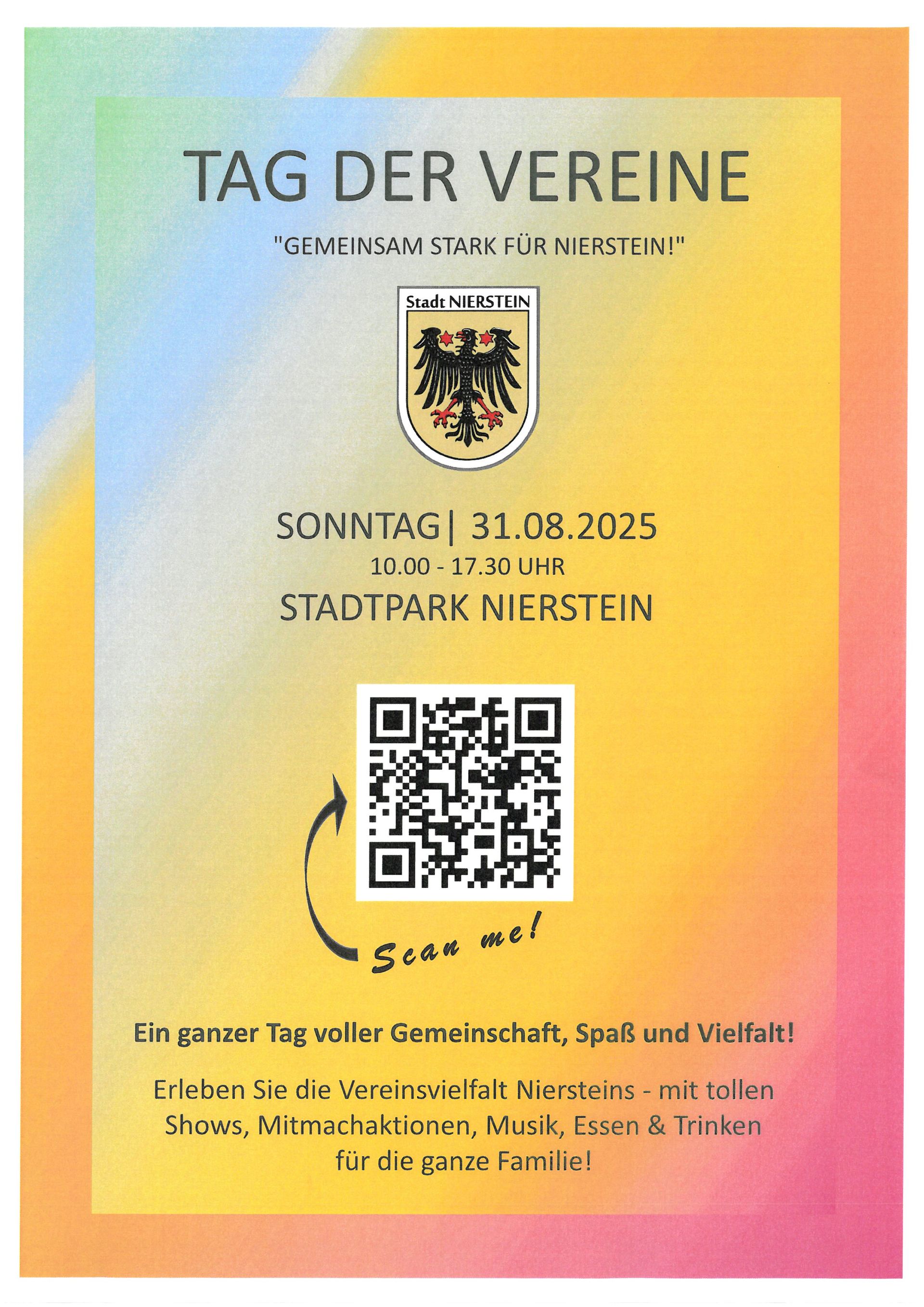Plakat Tag der Vereine Plakat Tag der Vereine