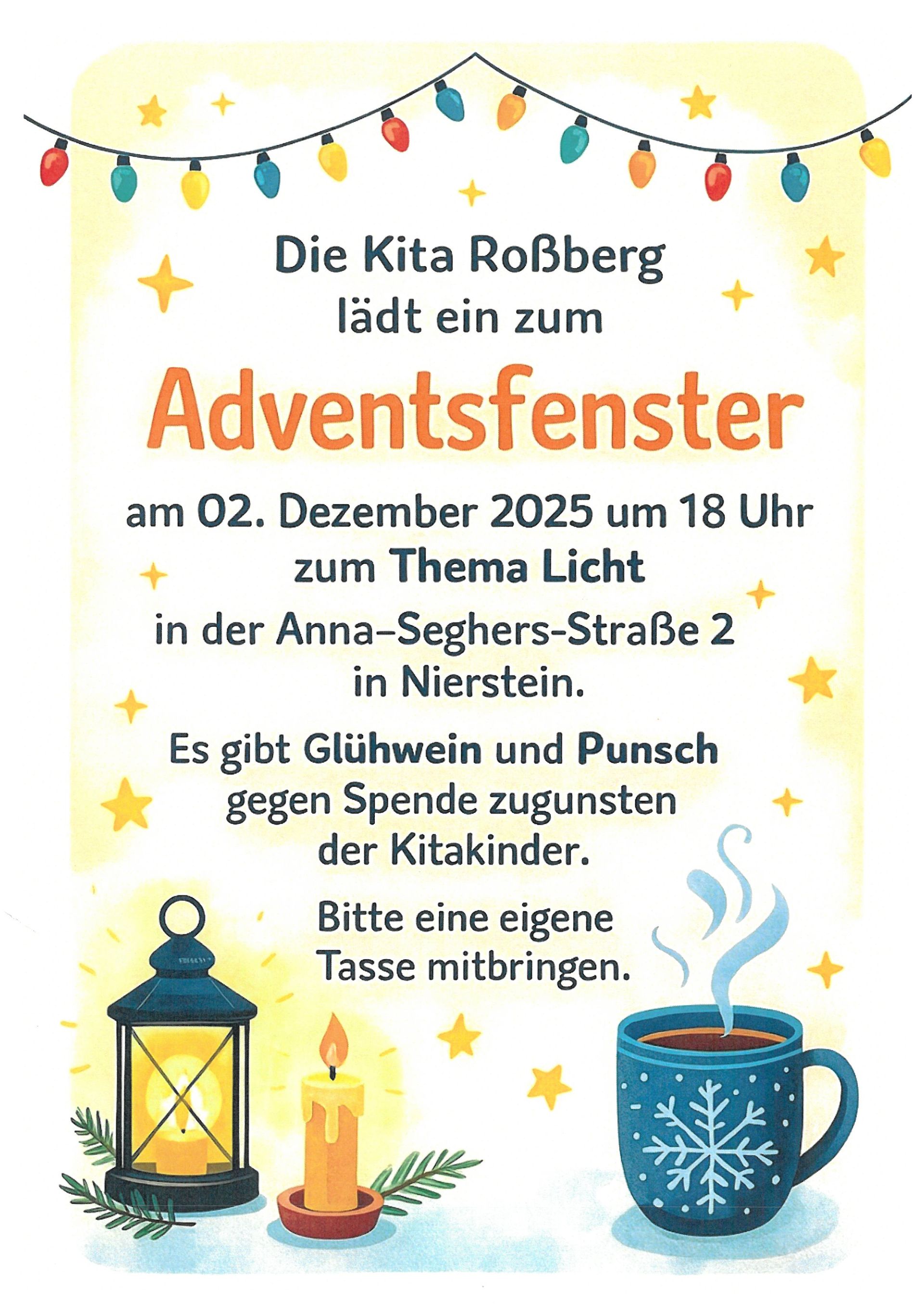 Adventsfenster Kita Roßberg Adventsfenster Kita Roßberg