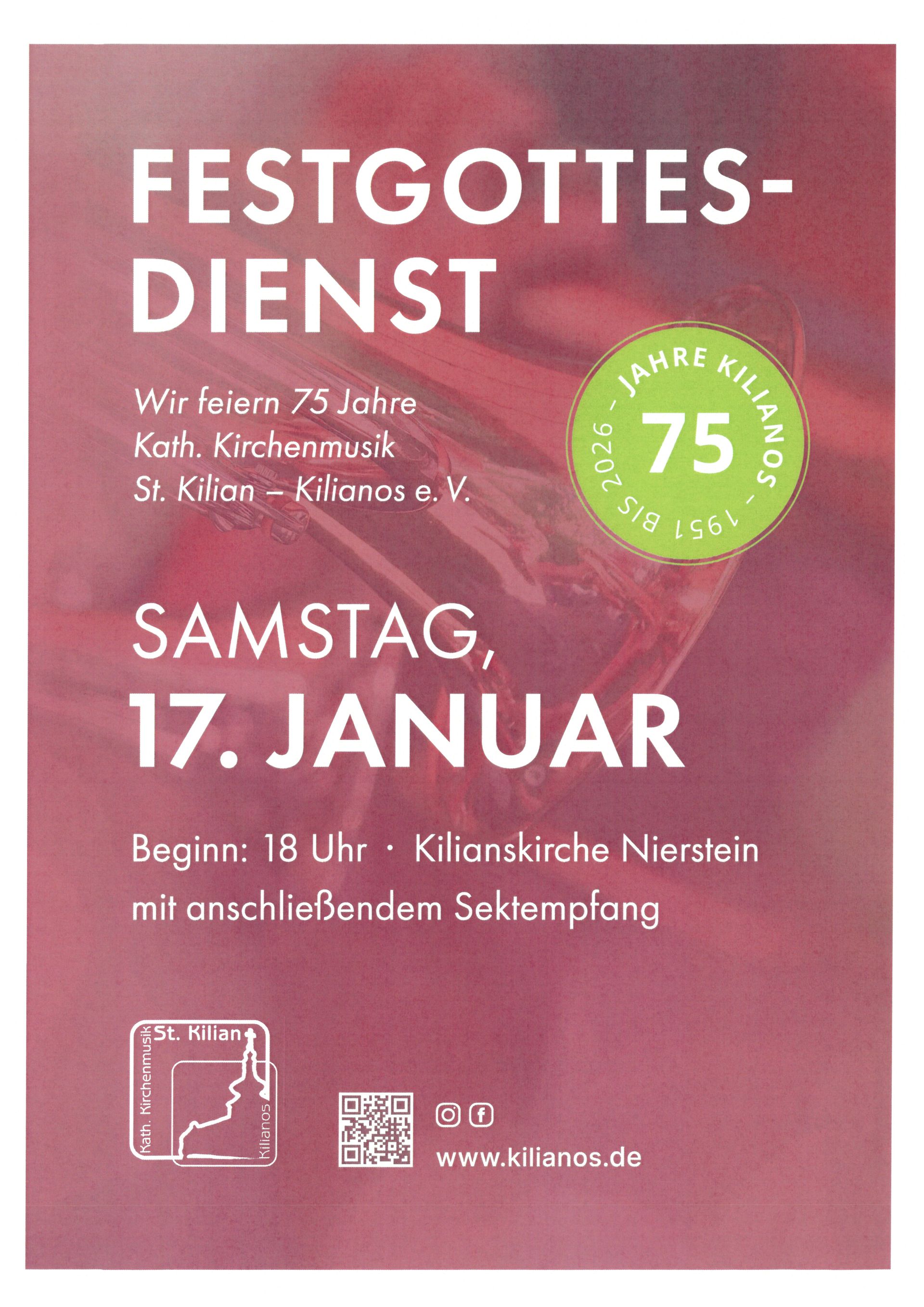 Plakat zur Ankündigung eines Konzertes