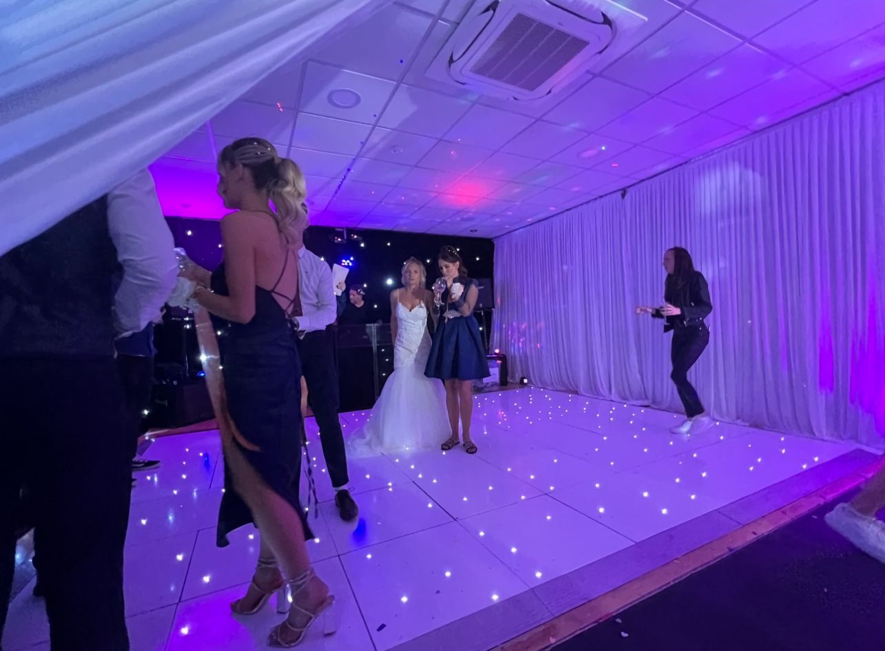 draping wedding room