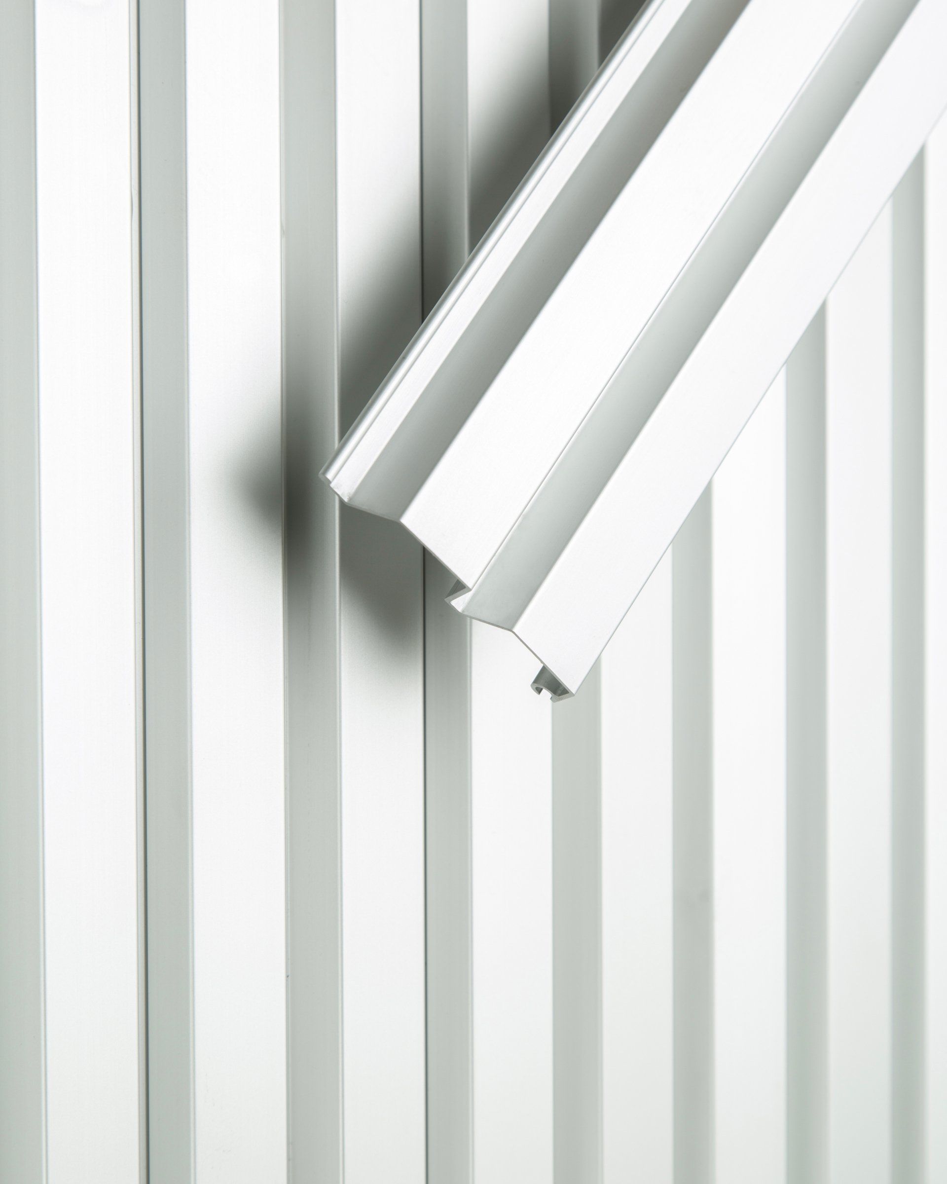 Habillage aluminium gris clair