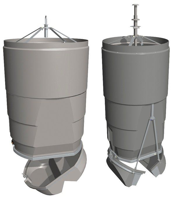 Dôme PEHD double tambours