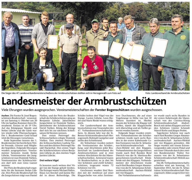 Quelle: Aachener Nachrichten vom 02.10.2014