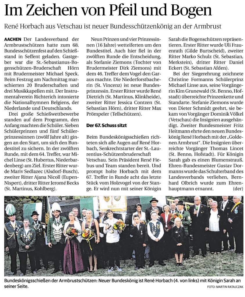 Quelle: Mit freundlicher Genehmigung von Aachener Zeitung und Aachener Nachrichten Stadtausgabe vom 13.09.2018