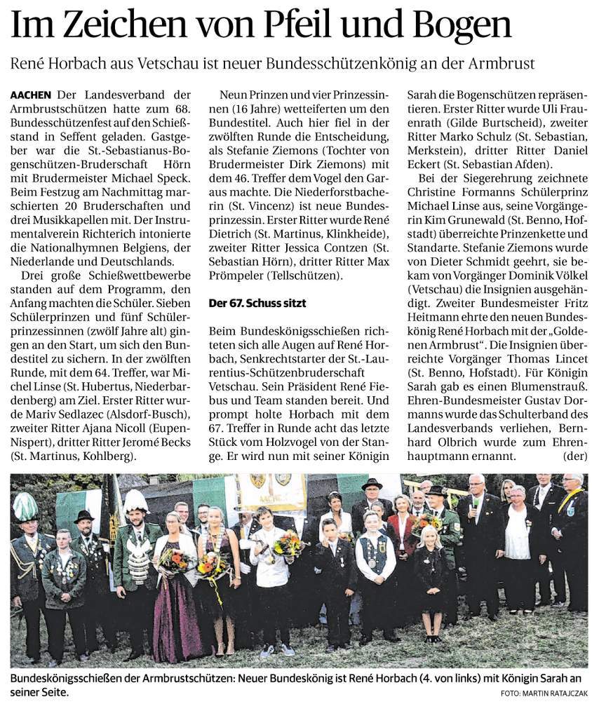 Quelle: Mit freundlicher Genehmigung von Aachener Zeitung und Aachener Nachrichten Stadtausgabe vom 13.09.2018 Quelle: Mit freundlicher Genehmigung von Aachener Zeitung und Aachener Nachrichten Stadtausgabe vom 13.09.2018