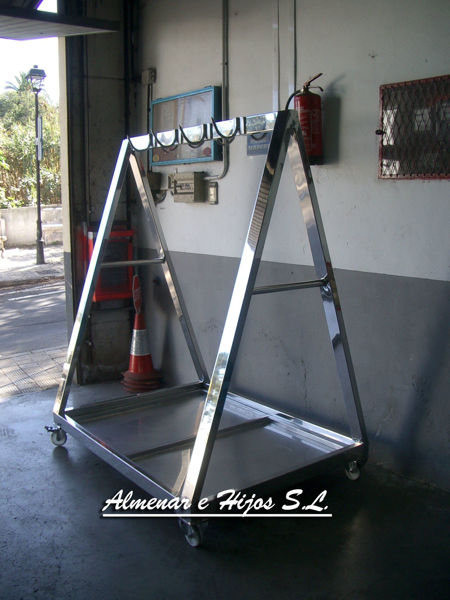 Acero inoxidable mobiliario
