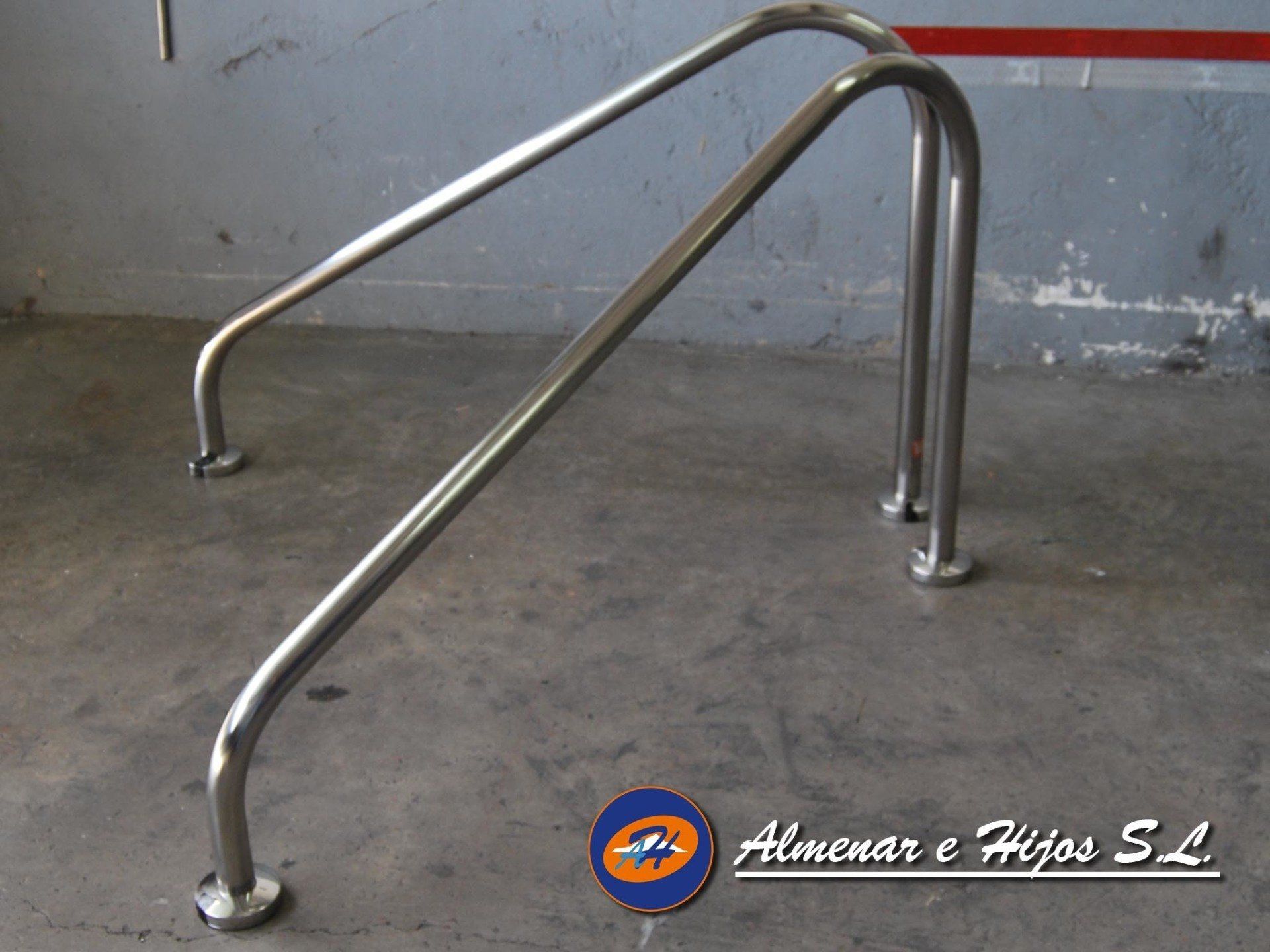 Acero Inoxidable pasamano de piscina