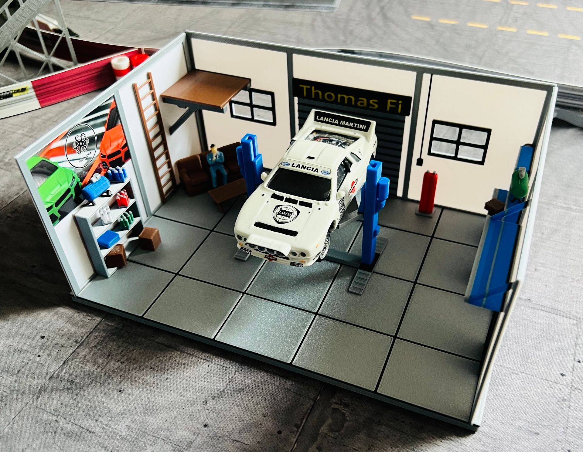 Zubehör Diorama kompatibel mit DR!FT Sturmkind 1:43