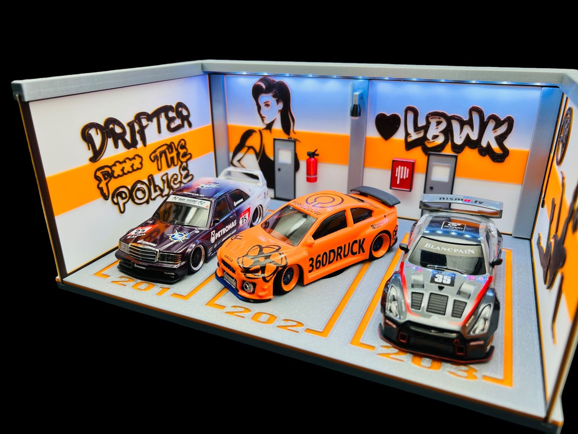 Zubehör Diorama kompatibel mit DR!FT Sturmkind 1:43