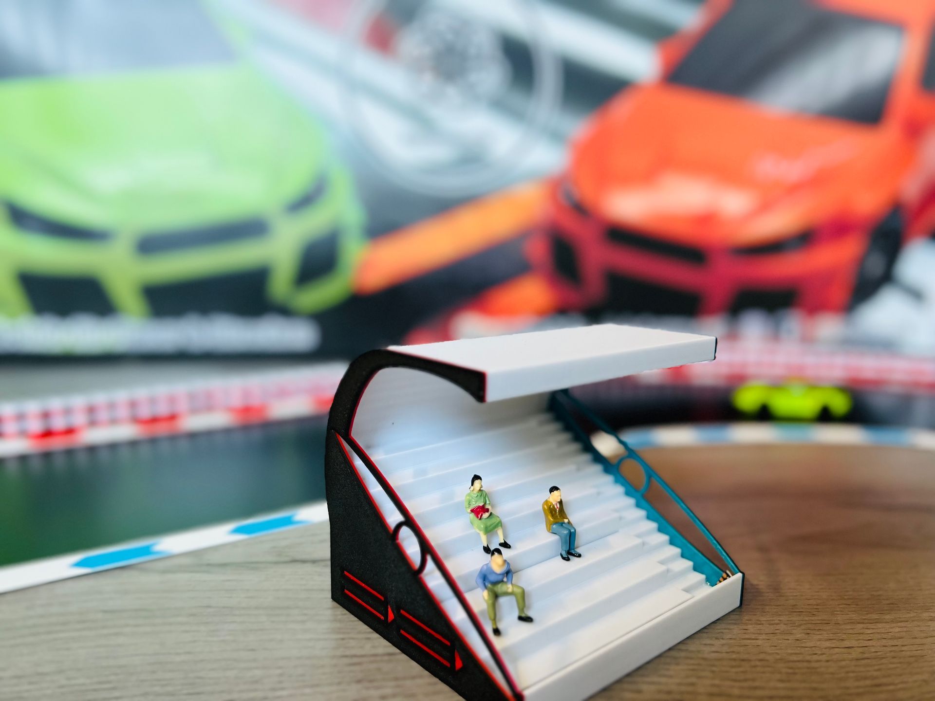 Zubehör Tribüne kompatibel mit Carrera Hybrid 1:50