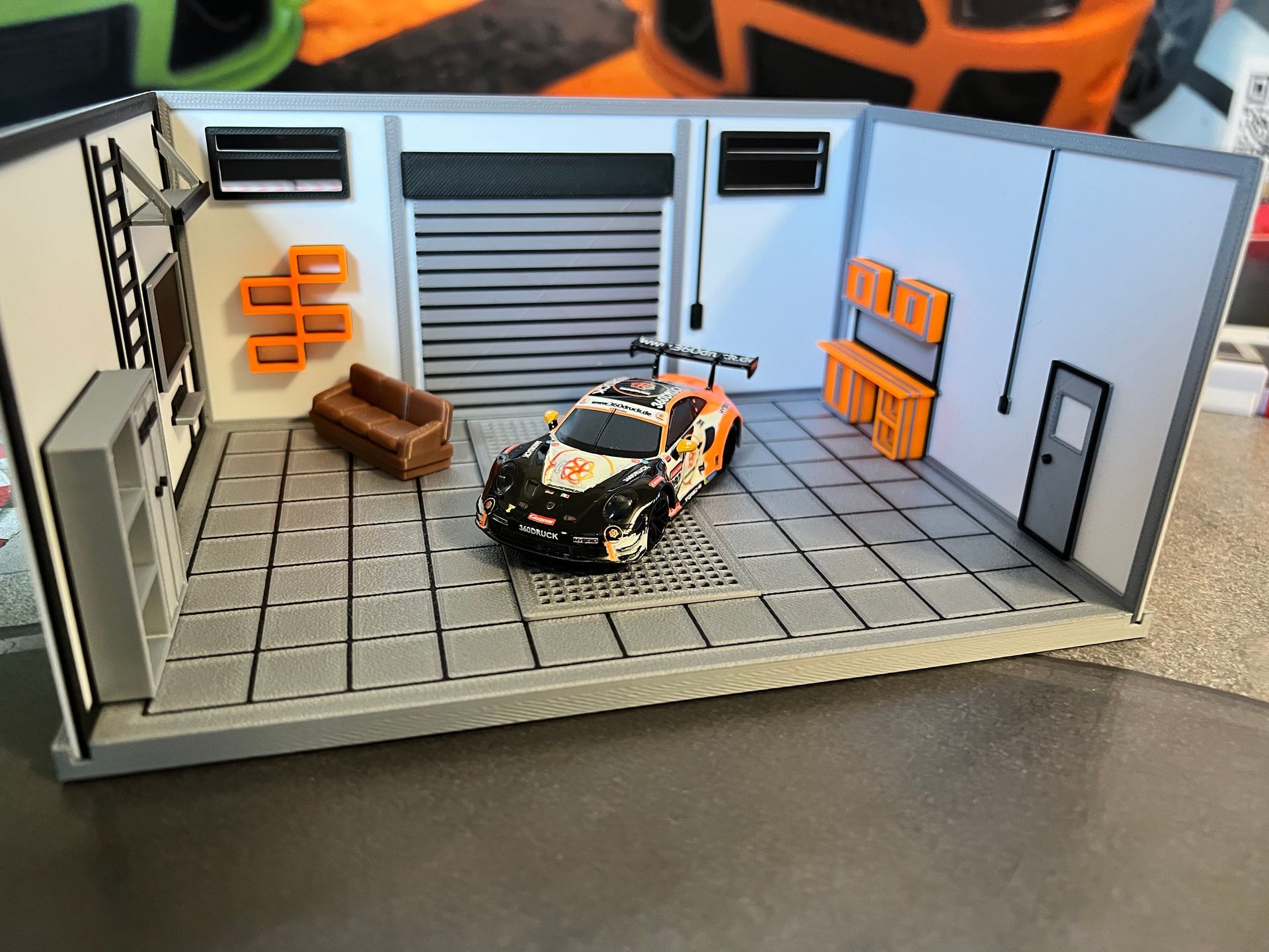 Diorama kompatibel mit Carrera und DR!FT