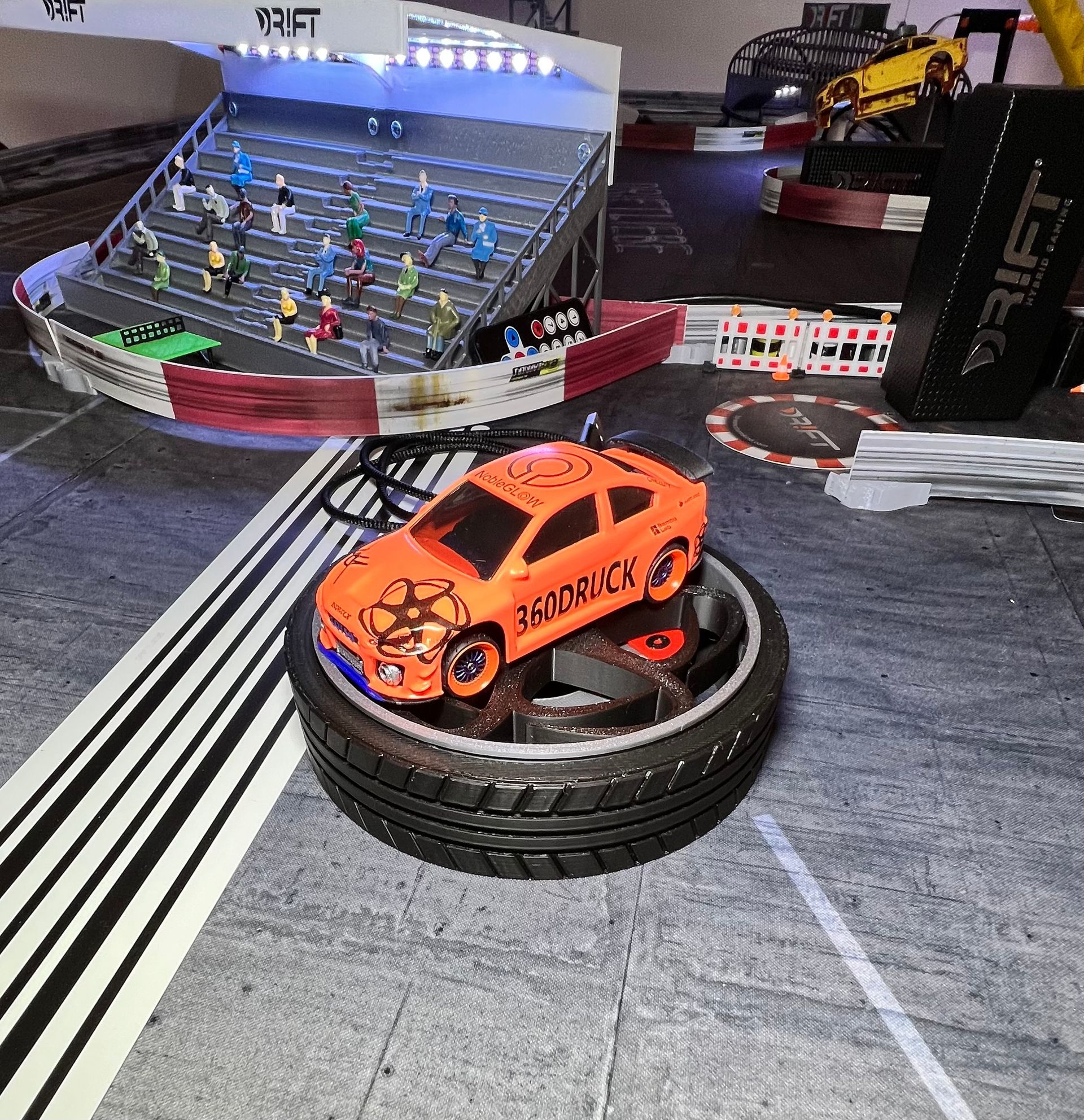 Zubehör Dunlop Turm Nachbildung kompatibel mit DR!FT Sturmkind 1:43