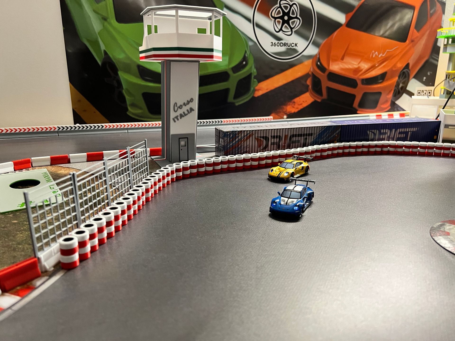 Zubehör Reifenstapel kompatibel mit Carrera Hybrid 1:50