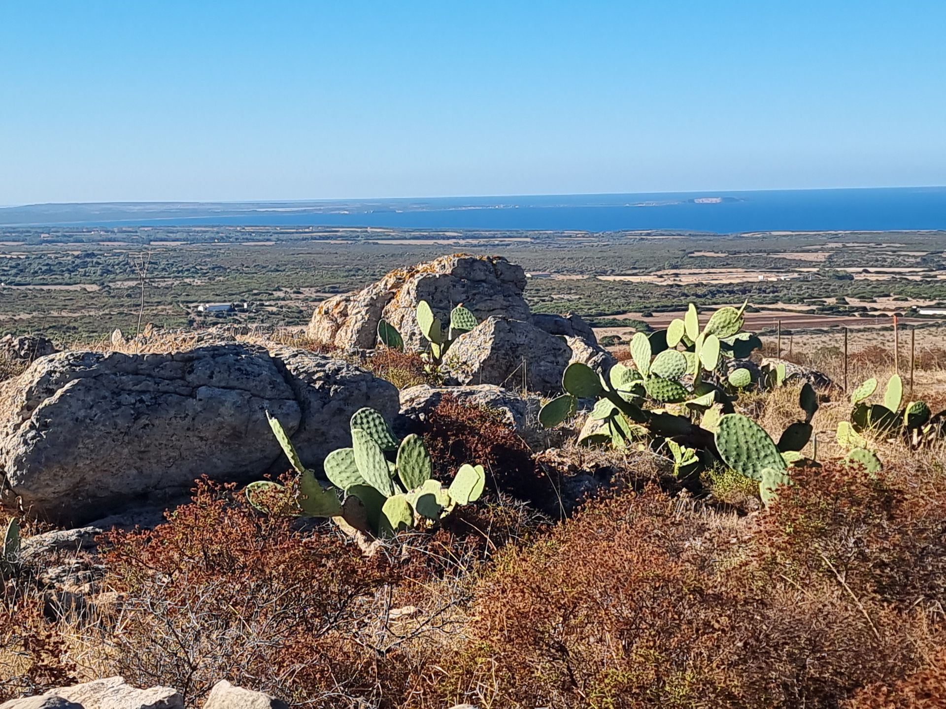 Wohnmobil auf Sardinien mit Meerblick
