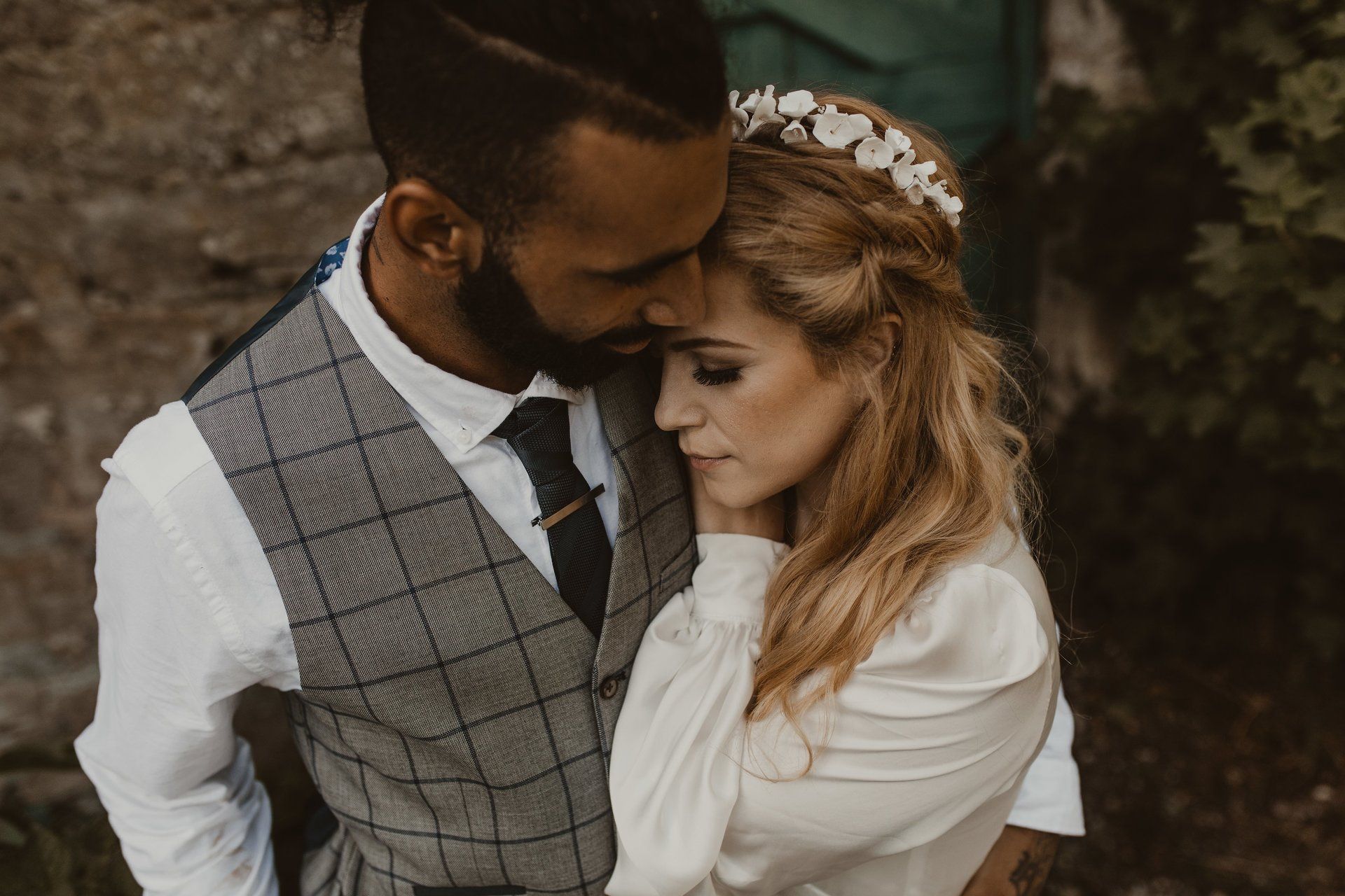 bohemian bridal hair stylist cheshire