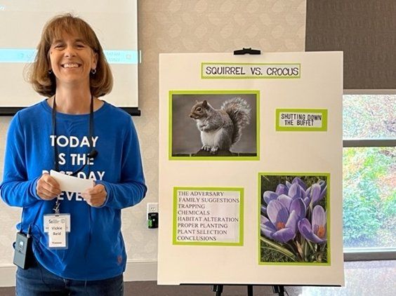 Photo Vickie Reed Squirrel Vs Crocus
