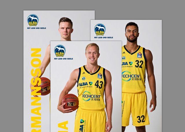 ALBA BERLIN Spielerposter als Beispiel für erfolgreiches Sportmarketing und Fanaktivierung