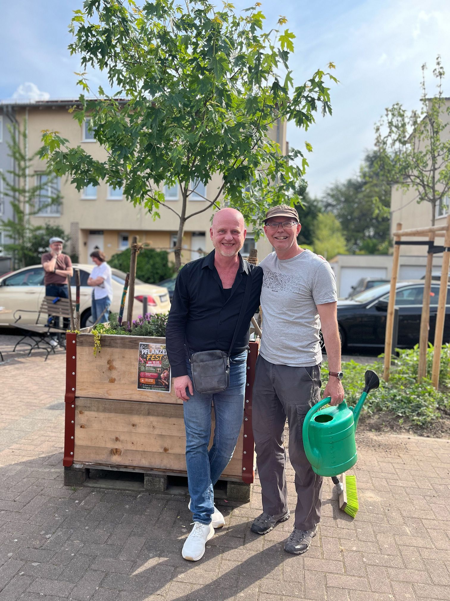 Pflanzfest: Kuwe und Norbert
