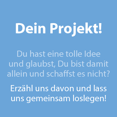 Dein Projekt Claim-Kachel
