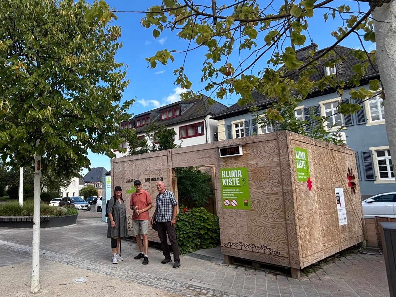 Klimakiste auf Platz