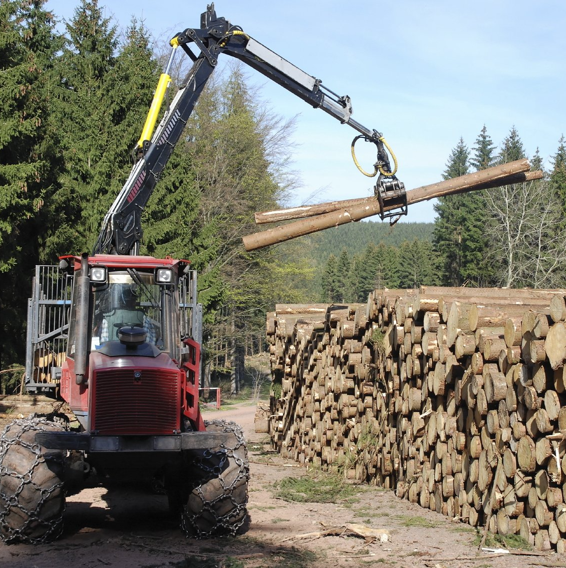 Débardage de bois
