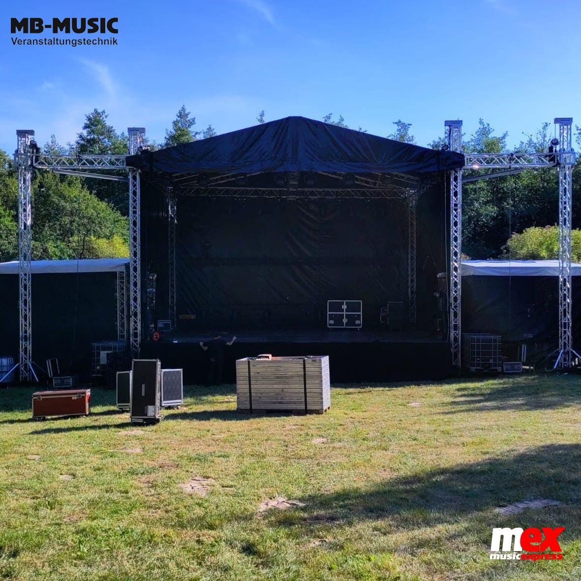 Jamel rockt den Förster, Stagehand, Eventtechnik