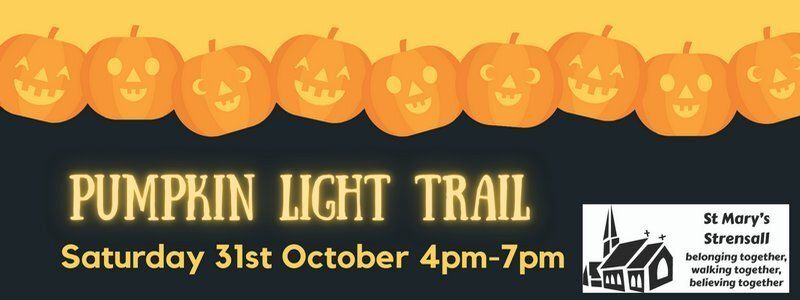 Strensall St Mary's Pumpkin light Trail 31st Oct 2020