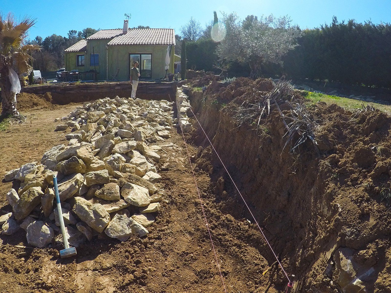 Access Vert réalisation de maçonnerie et mur en pierres sèches