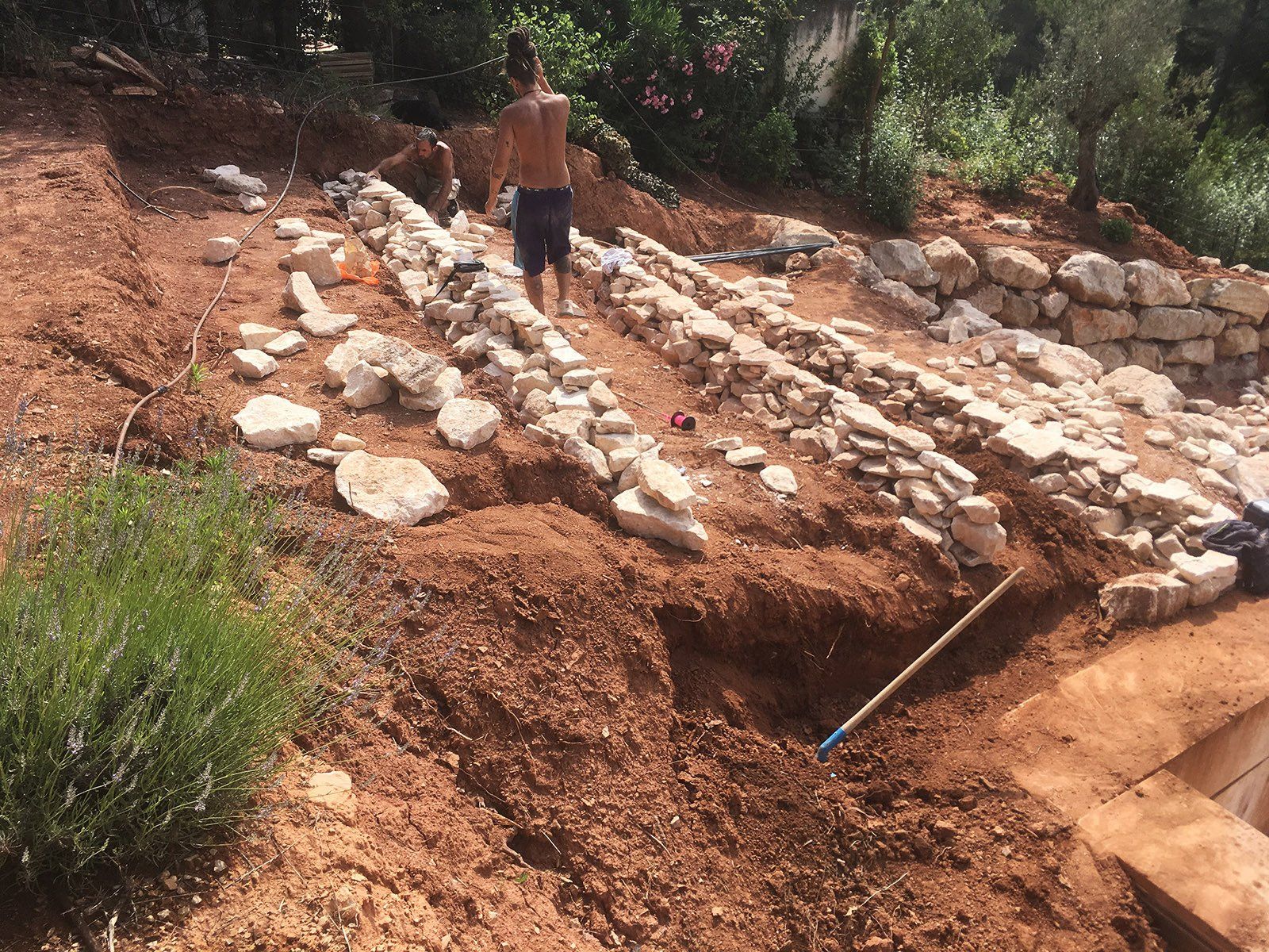 Access Vert réalisation de maçonnerie et mur en pierres sèches