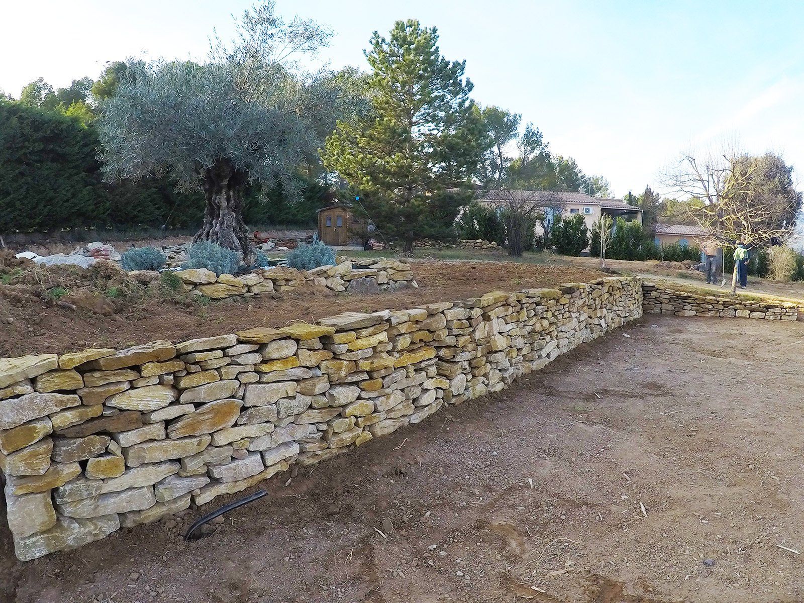 Access Vert réalisation de maçonnerie et mur en pierres sèches