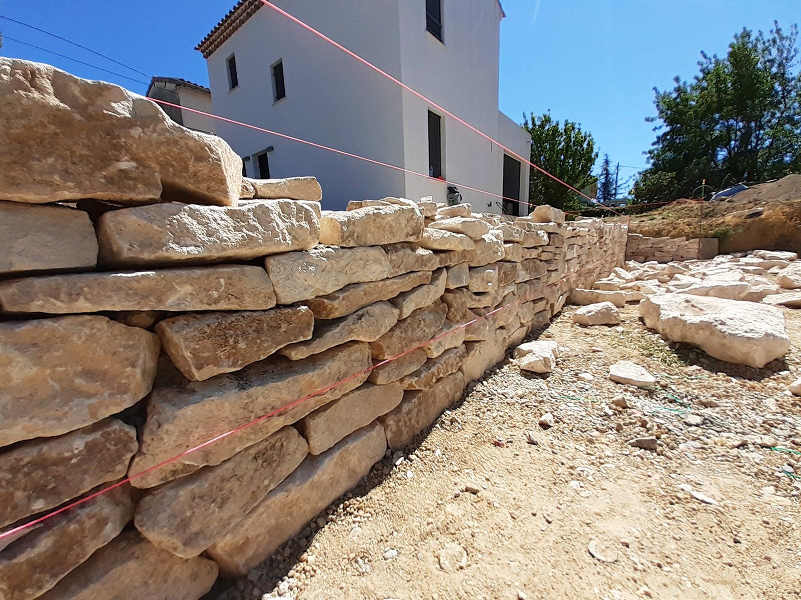 Access Vert réalisation de maçonnerie et mur en pierres sèches