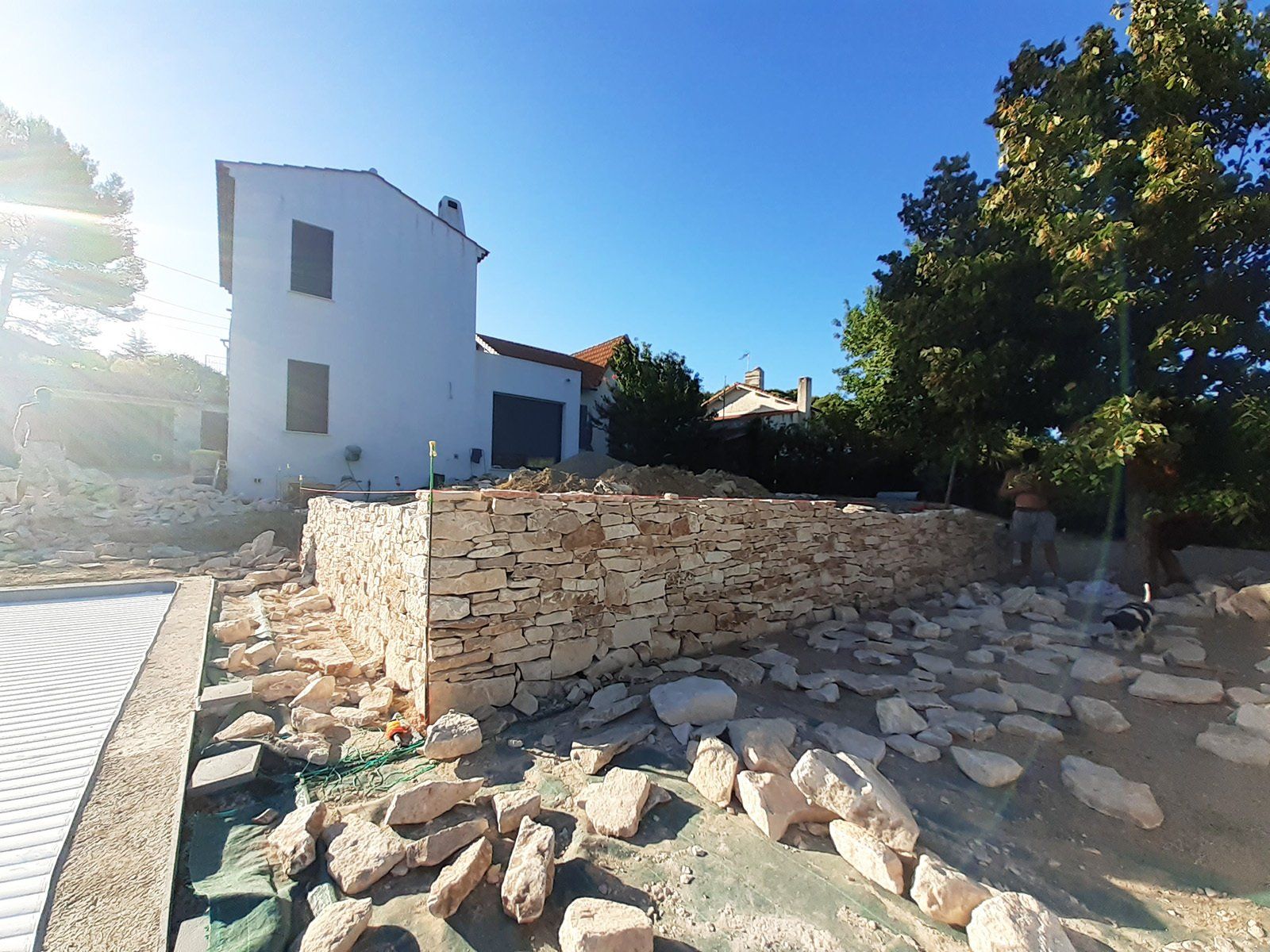 Access Vert réalisation de maçonnerie et mur en pierres sèches