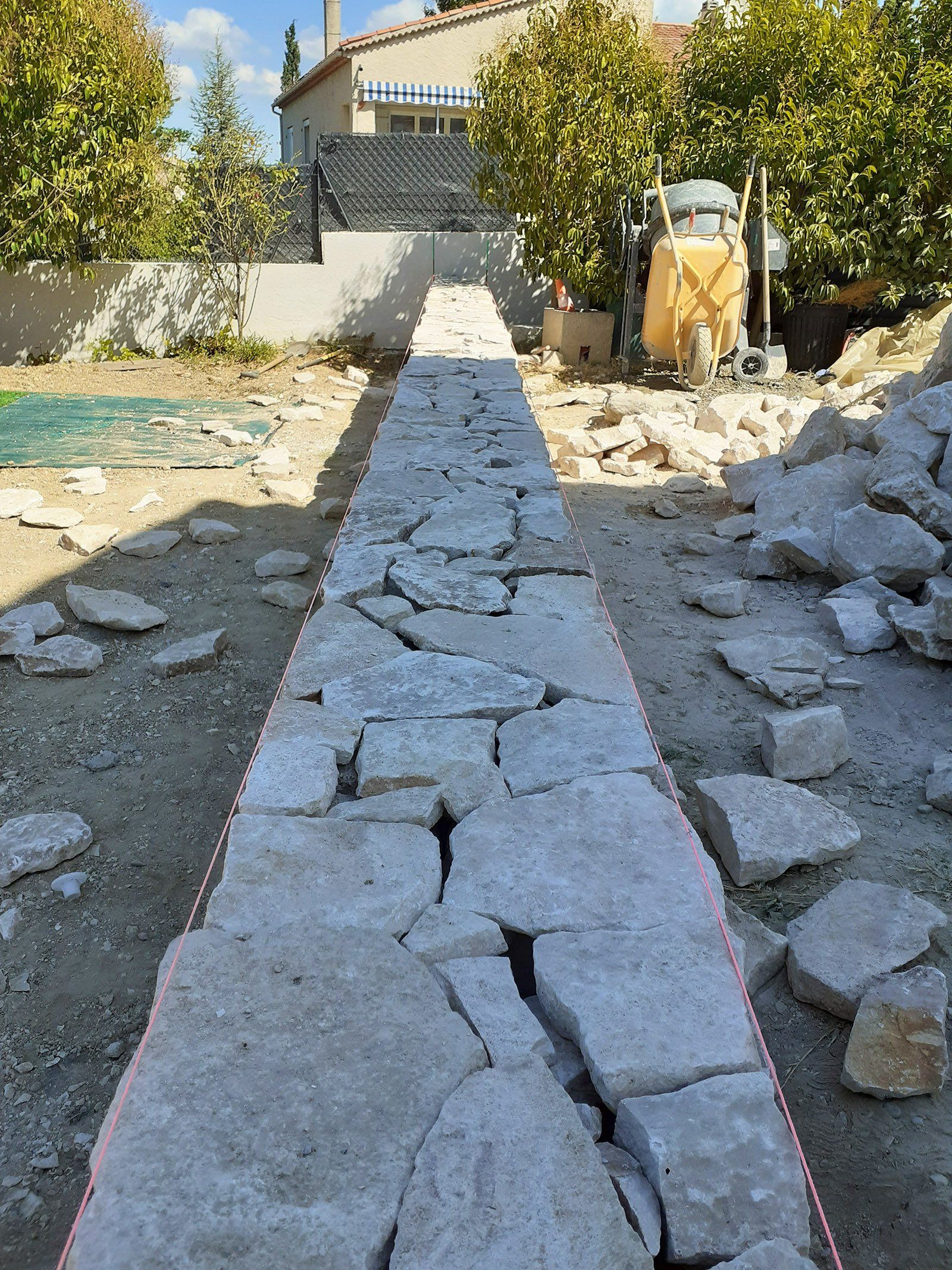 Access Vert réalisation de maçonnerie et mur en pierres sèches