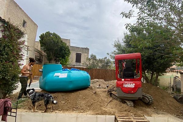 Access Vert pose de cuve