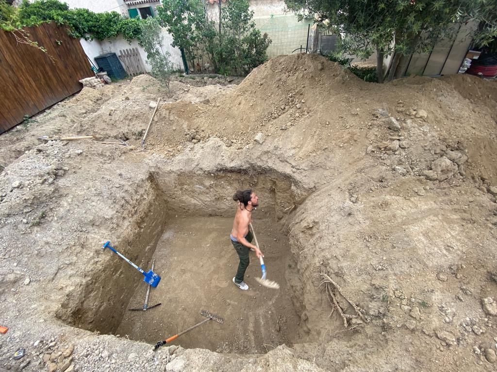 Access Vert réalisation de pose de cuve et récupération des eaux de pluie