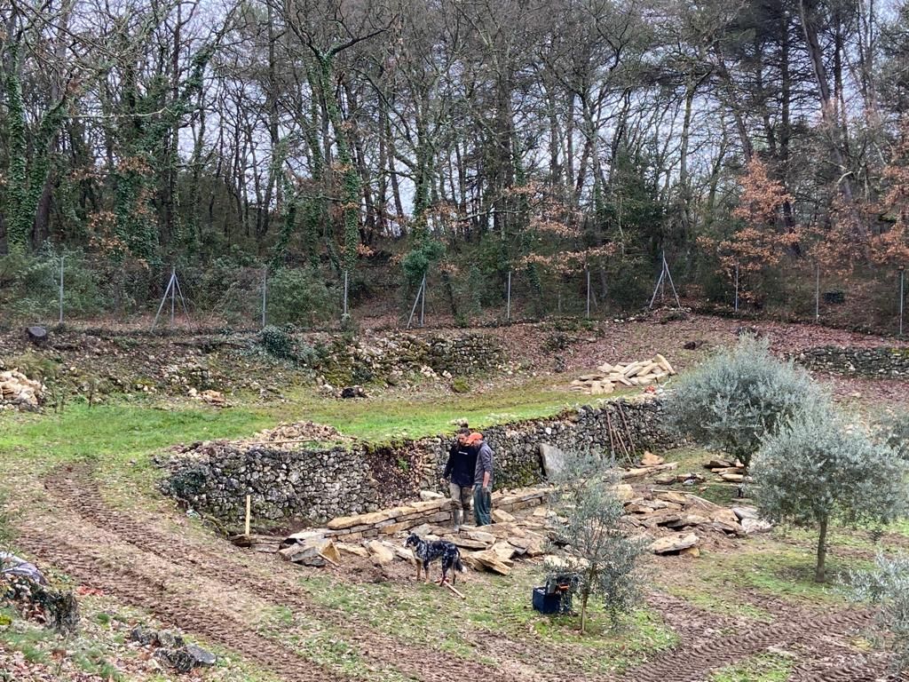 Access Vert réalisation de maçonnerie et mur en pierres sèches