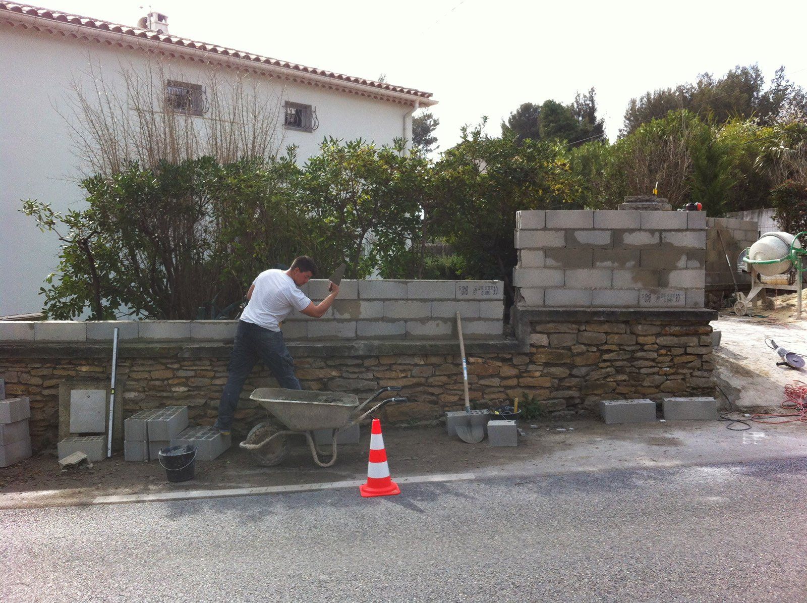 Access Vert réalisation de maçonnerie et mur en pierres sèches
