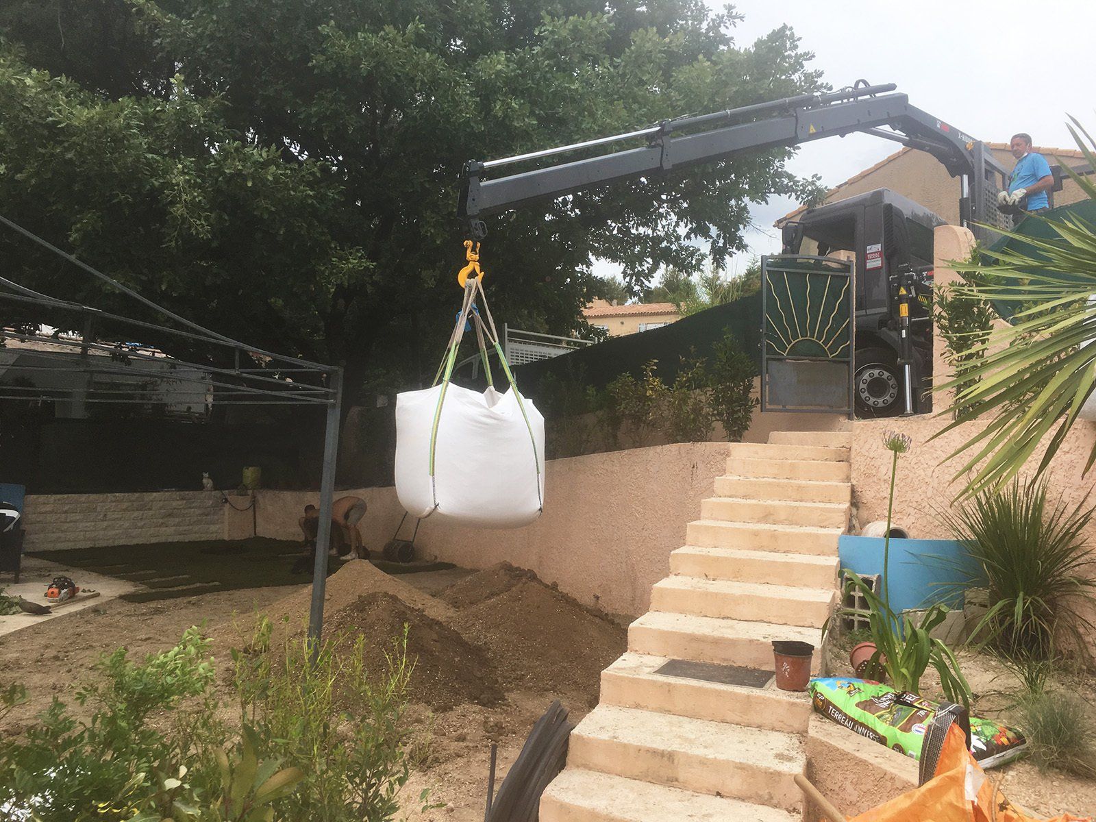 Access Vert réalisation de pose de pelouse et irrigation