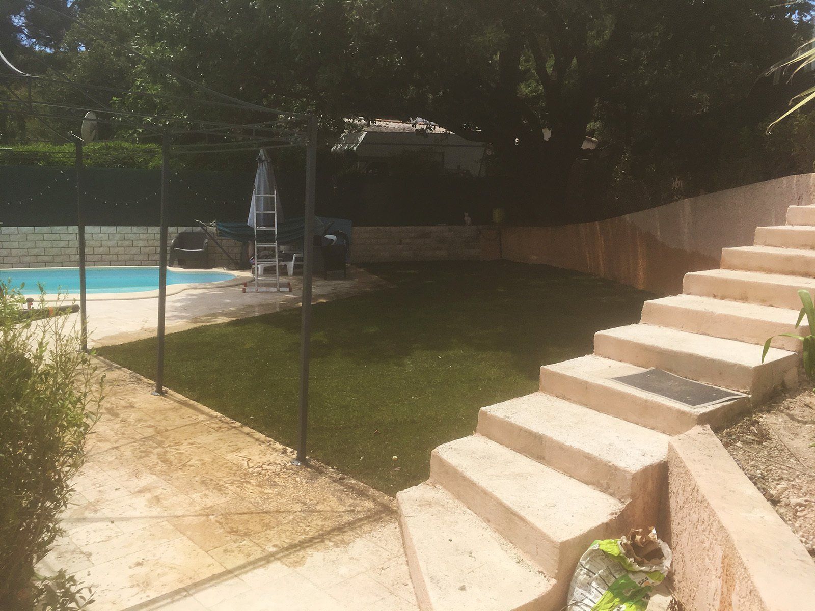 Access Vert réalisation de pose de pelouse et irrigation