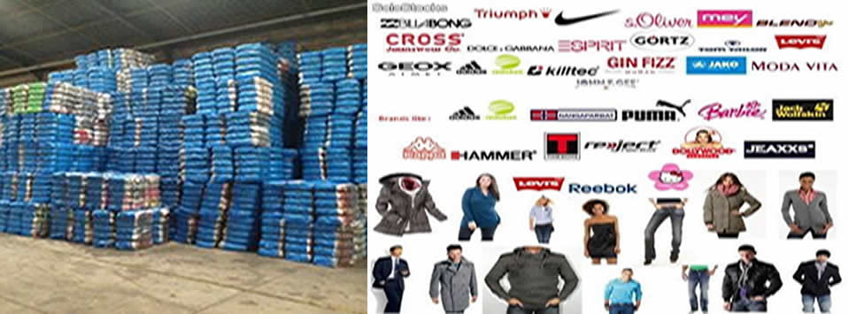 EMPRESA Compra venta Exportación en España especializada en 'ropa de segunda mano usada'zapatos usados bolsos juguetes cinturones moda y complementos pacas fardos de 