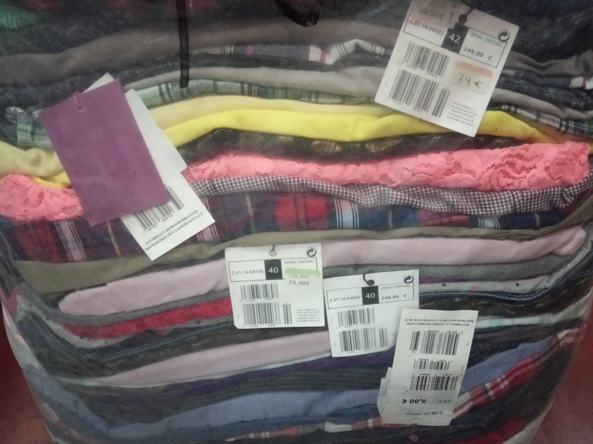 'ropa de segunda mano usada'