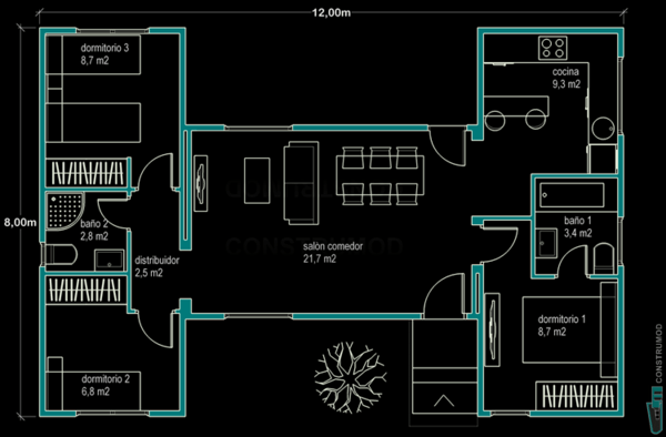Plano de una casa