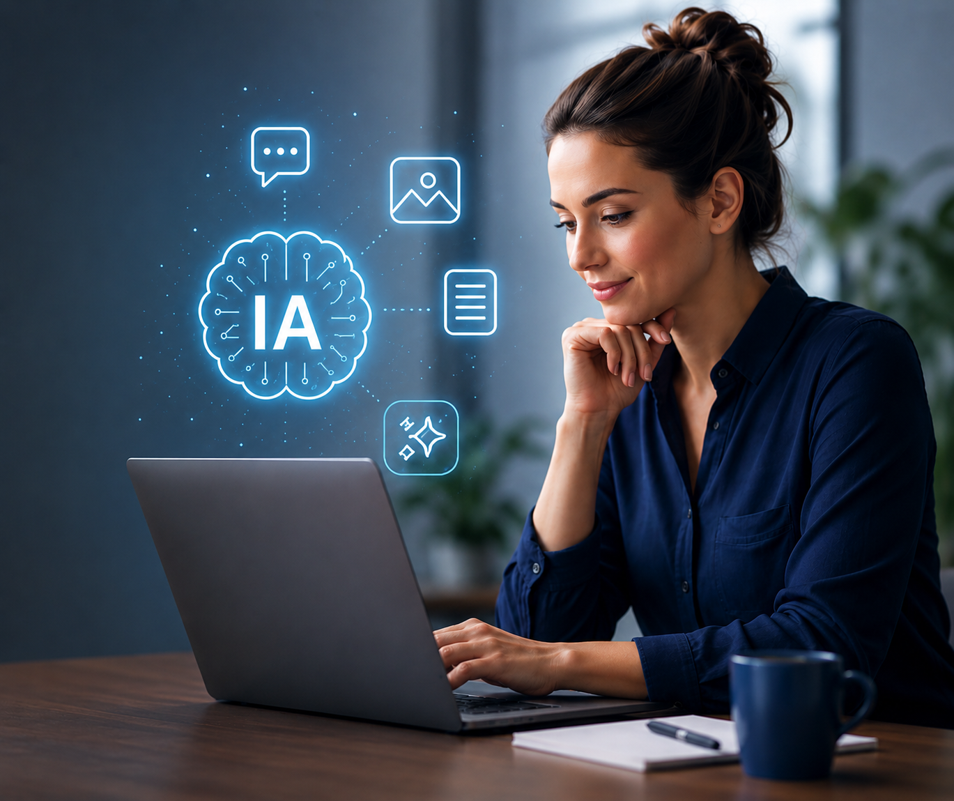 Chef de projet utilisant l'intelligence artificielle pour la gestion de projet.