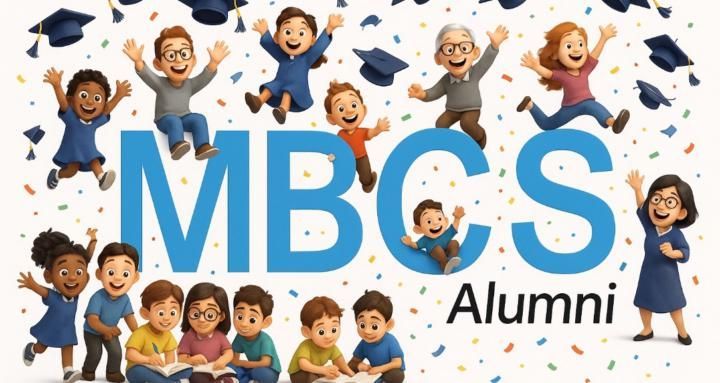 mbcs_alumni_célébration Illustration des anciens élèves de MBSC célébrant leur réussite.