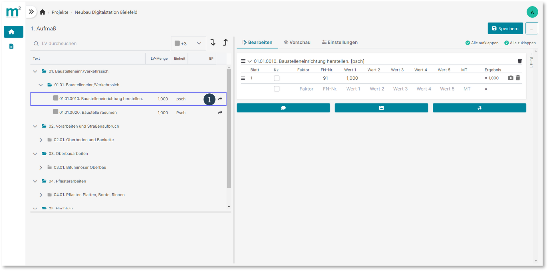 One-Click-Abrechnung-digitales-aufmaß