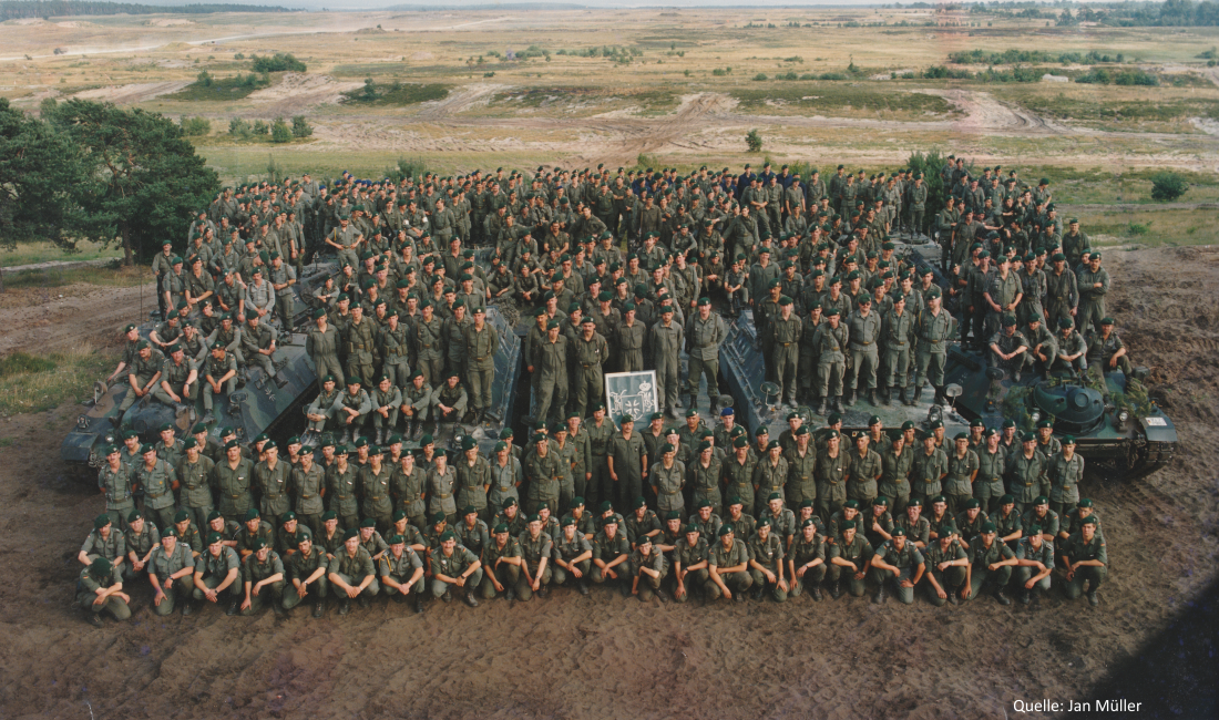21.07.1989 Sennelager, vor oder nach einer Btl. Übung.